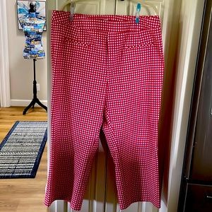 Cato capris, Red/white, Sz 18w
